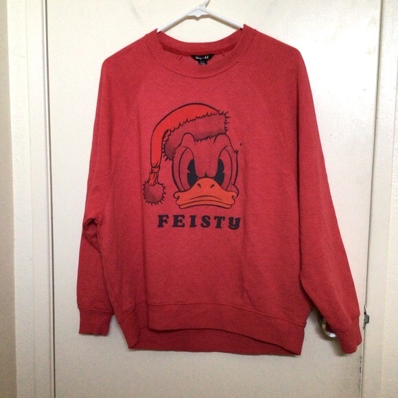 Disney x AE Donald Duck Sweatshirt NWOT - Picture 3 of 5